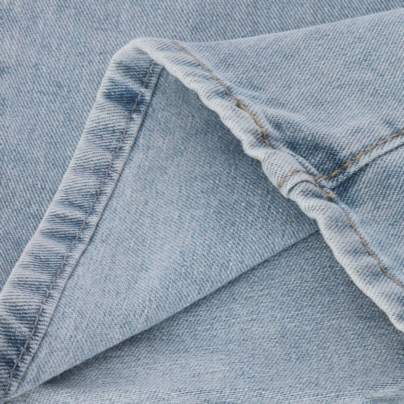 Light Shade 4oz Lightweight Washed Blue Denim Fabric by Metre - Etsy